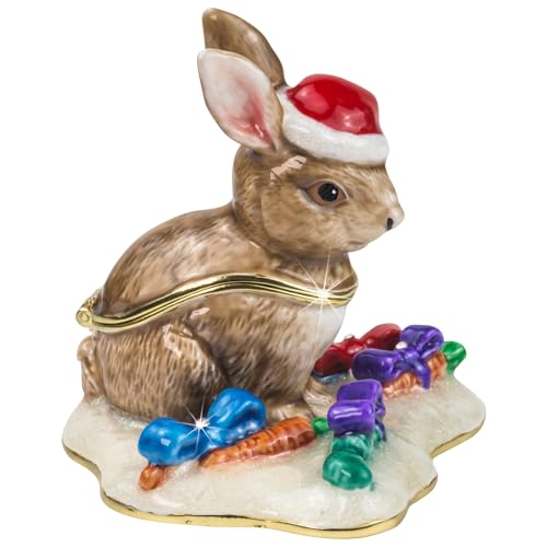 Craycombe Trinkets 6077 - Caja de baratijas de conejo y zanahorias