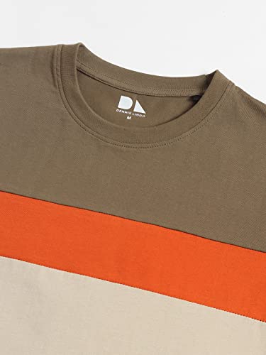 Image of Dennis Lingo Men's Cotton Slim Fit Solid T-Shirt (Round Neck)