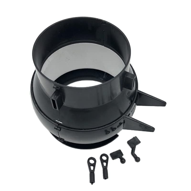 【Części zabawki zdalnego sterowania】 1 sztuk 70mm EDF ciąg dysza sterująca wektorem 360 stopni Vectoring wylewka 63mm wylot powietrza dla RC kanałowy dron odrzutowy model samolotu -Materiały przyjazne