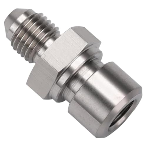 Buhdjfnke Adaptador de línea de freno, adaptación, repuesto para automóvil, paradas de freno, adaptador de flujo, ajuste para uso con líneas de freno, líneas de embrague, forro de aceite turbo