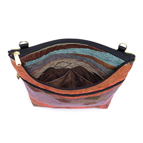 Image of Danny K. Women's Tapestry Bag Crossbody Handbag, Maggie Purse Handmade in the USA