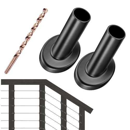 Manchons de protection biseautés pour éviter l'usure du bois par les câbles d'escalier