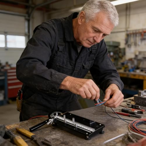 Plegadora manual de precisión portátil para solucionar atascos de cables 3