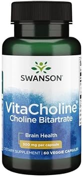 Swanson ULT VITACHOLINE 300MG 60 Veg CAPS