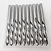 Carbide Left Hand Drill Bits Set 3-8mm Straight Shank Screw Extractor Tools for Removing Broken Bolts and Damaged Screws Compatible with Electric Drills(5mm)