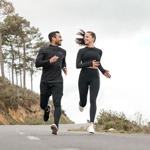 FDX Men’s Thermal Compression Base Layer Top, Breathable, Lightweight, Winter Long Sleeve Shirt, Quick Dry, Warm, Body Fit, Underwear Mock Neck for Running, Gym, Workout, Fitness, Training, Exercise - Image 6