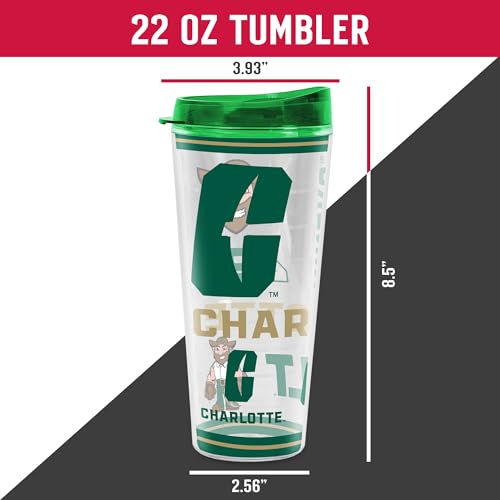Image of Rico Industries NCAA College Double Wall Mayhem 16oz Or 20oz Tritan Tumbler W Lid