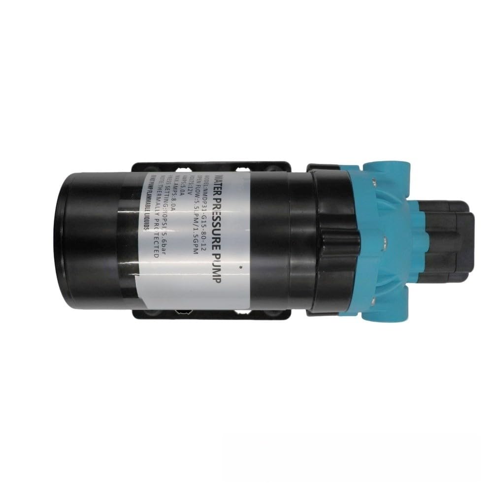 Bomba de alta presión de membrana Serie 31, 80/120 PSI, silenciosa, autocebante, para agua y aguas residuales, voltaje 12 V hasta 220 V