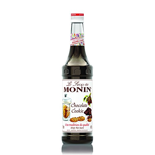 Monin Premium Chocolate Chip Cookie Café Jarabe 700 ml Botella de vidrio