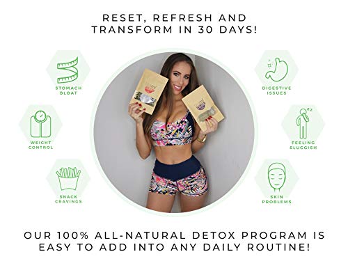 Teami® 30-Day Detox Tea Pack: All-Natural Teatox Kit with Teami Skinny & Teami Colon Cleanse Loose Leaf Herbal Teas Lemon & Original