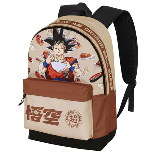 Karactermania Dragon Ball (Bola de Dragón) Goku Foodie-Mochila HS FAN 2.2, Marrón, 31 x 44 cm, Capacidad 24 L