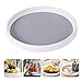 WTpin 1 Pièces Plateau Tournant Épices, Plateau Tournant en Plastique pour Épices, Rangement Épices en Tournant Plastique, pour Réfrigérateur D'armoire, Condiments Rangement de Cuisine