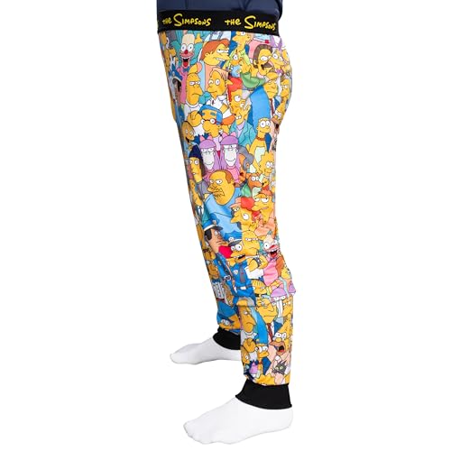 The Simpsons Characters All Together Now Lounge Pants Unisex Adult4