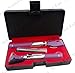 Artifol Purple Color - New Ent Home Use - Student Otoscope Examination Kit Fiber Optic Diagnostic Set with Plastic Hard Case # OS1014