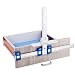 TOURACE Cabinet Hardware Jig for Handles and Knobs Aluminum Alloy Drill Guide Sleeve Drawer Pull Wood Drilling Dowelling Tools Set Drawer Knob Pull Drilling Templates Jig Tool