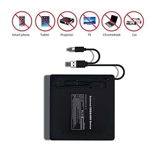 DVD Player USB 3.0 Type C External CD Drive miniatura 6