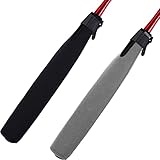 Sanwuta 2 Pcs Baseball Sleeve Bat Warmer Softball Bat Sleeve Protector Cover for Sport(Black, Gray,Classic)