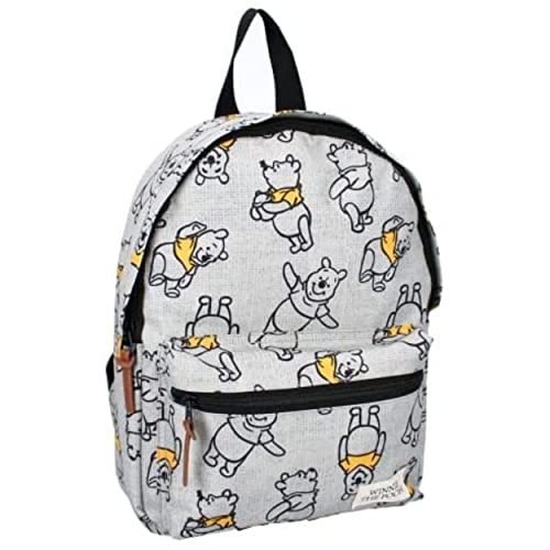 mybagstory - Mochila - Winnie the Pooh - Disney - Niño - Escuela - Primaria - Maternelle - Guardería - Guardería - Mochila unisex - Talla 31 cm - Tirantes ajustables