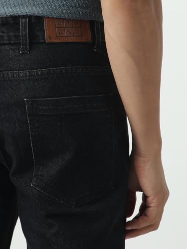 Image of Urbano Fashion Men's Slim Fit Washed Denim Jeans Stretchable