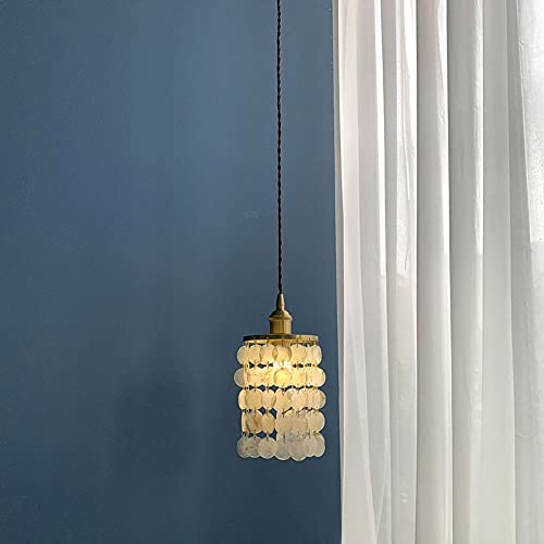 Lampe à Suspension Coquillage E27 Atténue Lumière Agressive Salon