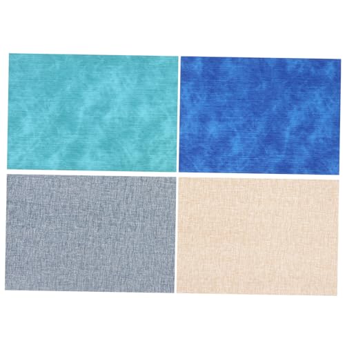 KALLORY 6 Stück Kunstleder Stoff Set