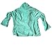 AmeriMark Soft Fleece Bed Jacket & Wrap Robe – Women's Cozy Long Sleeve House Coat – Warm Sleepwear for Lounging and Relaxing - Island Blue - 1X