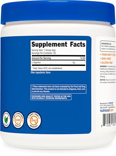 Nutricost L-Arginine Powder