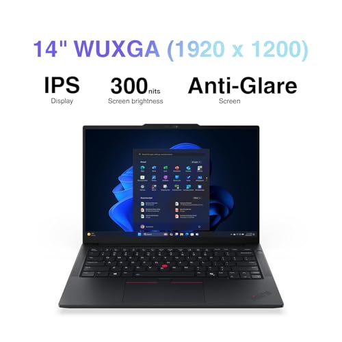 Image of Lenovo 2026 ThinkPad E14 Gen 7 AI Business Laptop 14 inch FHD+ Display | AMD Ryzen 7 250 (Beat Ryzen 5 7535U), 32GB DDR5, 1TB SSD, Copilot, Backlit, FiP, 5M RGB Webcam, Thunderbolt 4, Win11Pro