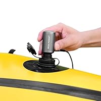 Edge TurboBean 22kPa Mini Hochdruck Luftpumpe für Aufblasbares, 420L/min & 130K RPM Schnellaufpumpen und Entlüften mit USB-C Anschluss, Tragbare Elektropumpe für Campingmatratze, Schlauchboot etc