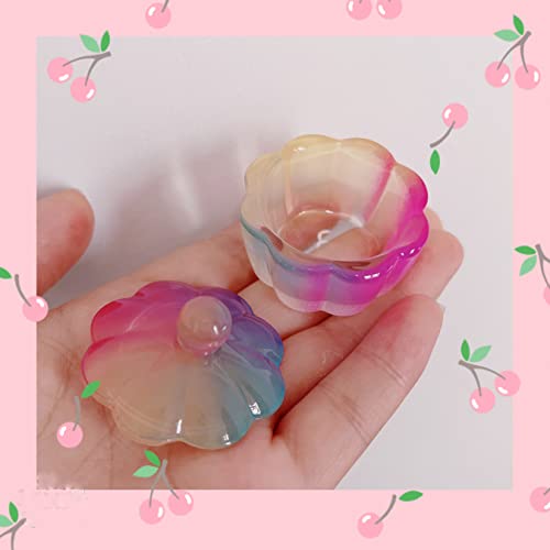 2 Piezas Vasos de Cristal para Líquidos de Manicura miniatura 4