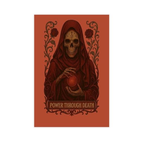 Poster sur toile Power Through Death pour sublimer l'ambiance de votre chambre