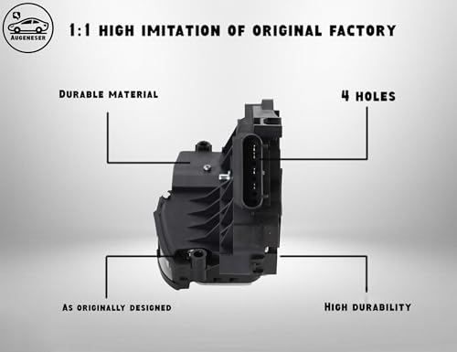 Image of Front Left Drive Side Door Latch Lock Actuator Compatible with 2013-2017 Ford Escape Focus,2013-2016 Ford Fusion Door Lock Actuators OEM BM5A-A21813-AE BM5AA21813AE, YYQP10016
