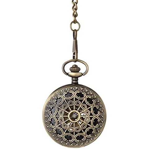 BMKIW Vintage Roman Numerals Scale Pocket Watch Cover