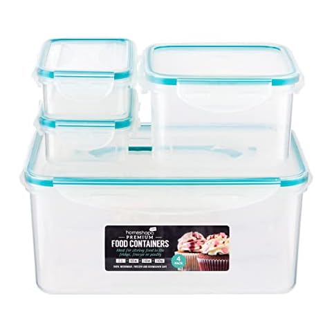 HOMESHOPA Airtight Food Storage Containers Set Cover