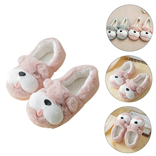 LIFKOME Warm Cotton Slippers for Winter Anti-skid Bedroom Shoes with Thick Lining Comfortable Home Footwear for Relaxation and Indoor Use for Cold Days4