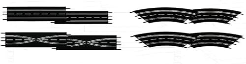 Carrera Of America Digital/Evolution - Juego de extensión (8 piezas), color negro