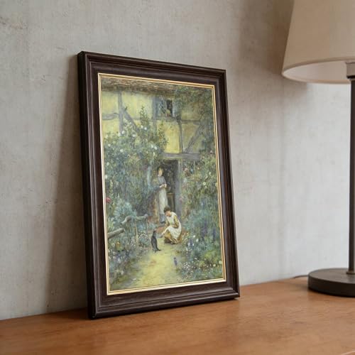 Toile avec chats Helen Allingham grand format pour mur vide - 5