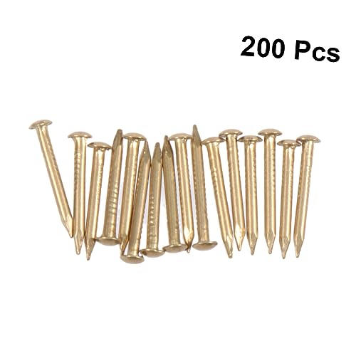 CHILDWEET 600 Pcs Clavos de Latón para Tapicería y Proyectos Decorativos miniatura 5