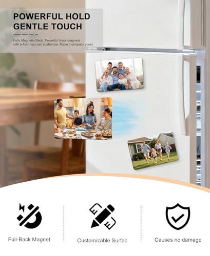 3 Imánes Decorativos Personalizados Rectangulares miniatura 4