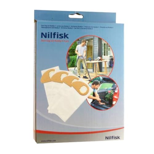 Bolsas compatibles con aspiradora Nilfisk Buddy II 81943048 (repuesto original)