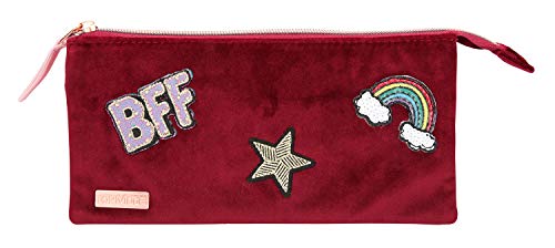 Preisvergleich Produktbild Depesche 10230 Schlamper gefächert TOPModel Velvet, dunkelrot, bunt