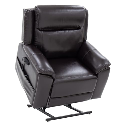 LIVING WELL STORES Pride Sitting Pretty Evolution Collection Heavy Duty 3-Position Power Lift Recliner, (LC-435XXL) 600 lbs. Weight Capacity (Sta-Kleen Chestnut, Inside Delivery & Setup)