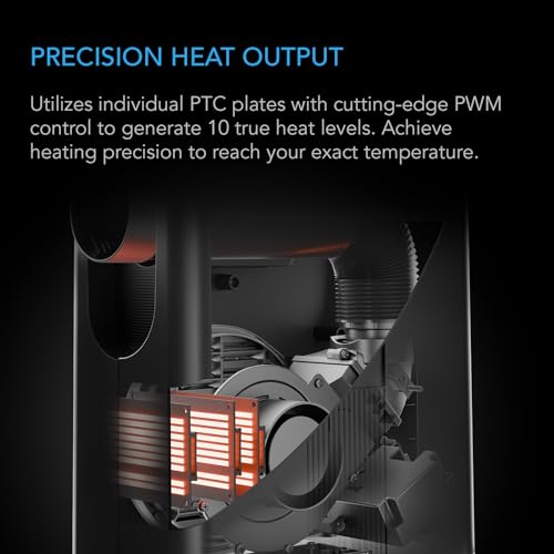 AC Infinity THERMOFORGE T3, Environmental Grow Tent Heater with VPD Temperature Controller, 10-Level PTC Heating and Included Extension Hose for Tents, Rooms, Greenhouses
