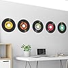 Kweiugfi Vinyl Records Decor, 5.5 Inch Wall Collage Kit Aesthetic Pictures, CD Album Cover Posters Bedroom Decor for Teens Boys Girls,Rock and Roll Music Party Decorations (5) #3
