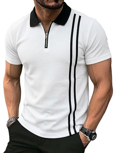 Image of JVX Men Polo T Shirt || Waffle Polo T Shirt for Men || Regular Fit Knitted Tshirt for Man || Coller T-Shirt (Available in Plus Size, Also Available in Combo Packs) (MRT-224)