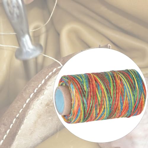 Hilo encerado para coser cuero, 1 mm, 250 m, poliéster miniatura 3