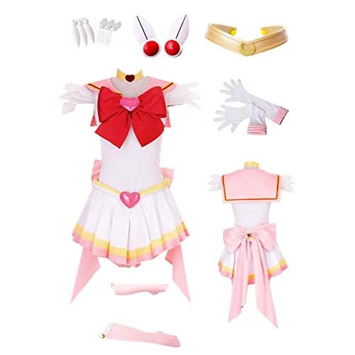 Traje de Halloween para disfraz de marinero Chibi Mond de EE. UU, rosa, XXL