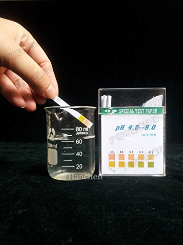 5 paquetes (100strips/Pack) PH 4.5 – 9.0 2 coloralkaline pruebas de pH Papel tiras de prueba de pH Indicador Tornasol Kit