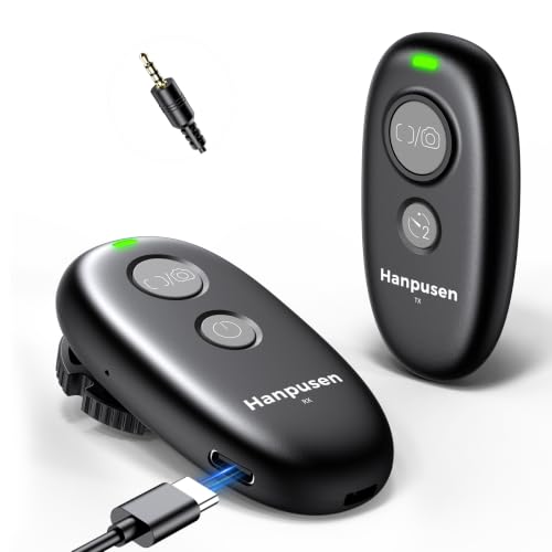 Image of Hanpusen Rechargeable Camera Remote Shutter Release for Panasonic | Wireless & Wired Remote Control for Panasonic S1II, S1IIE, S1RII, G97,GH7, G9 II, S5IIX, S5II, GH6, BS1H, GH5 II, BGH1,S5,S1H