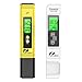 Produktbild Pancellent PH Messgerät, PH TDS EC und Temperatur 4 in 1 Set, Wasserqualität Tester(ATC) für Trinkwasser/Schwimmbad/Aquarium/Pools, Leitwertmessgerät mit hoher Genauigkeit und LCD Display (Gelb)